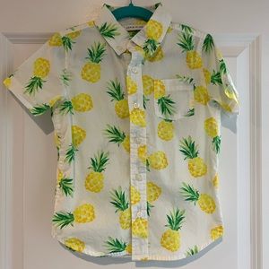 Janie and Jack Pineapple Shirt